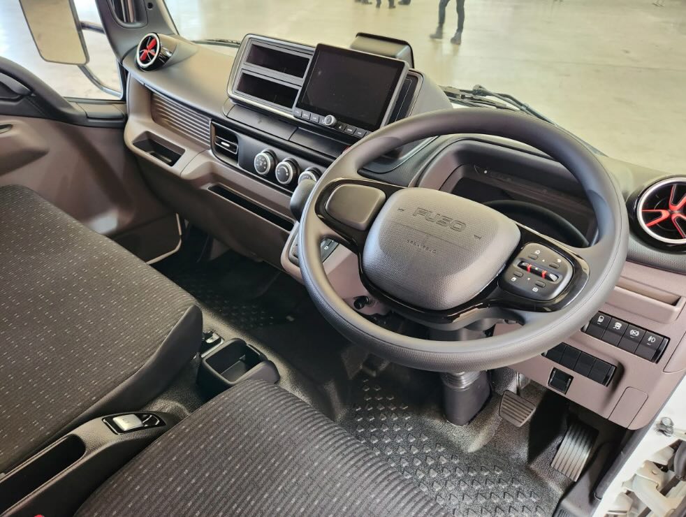 eCanter interior and dash